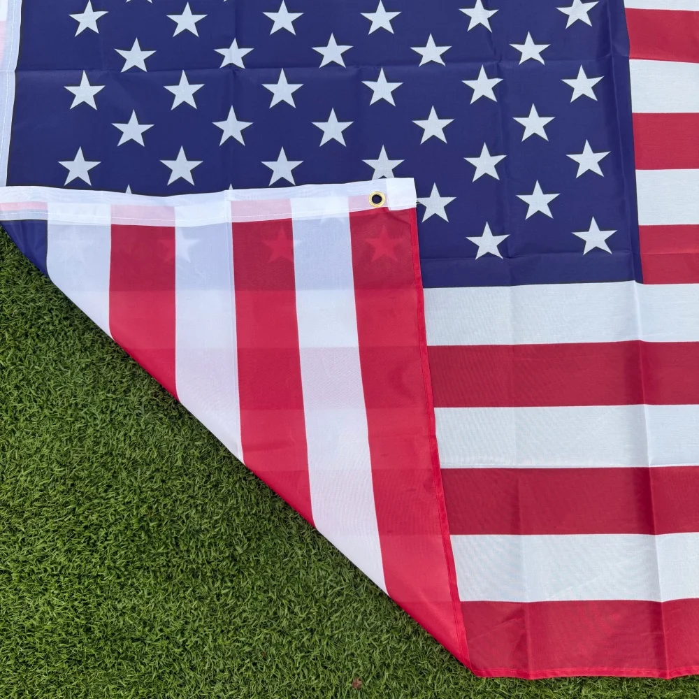 FlagGo USA Flag 150x90cm 3x5 FT Stars Stripes Polyester Double Stitched Outdoor Indoor Decoration