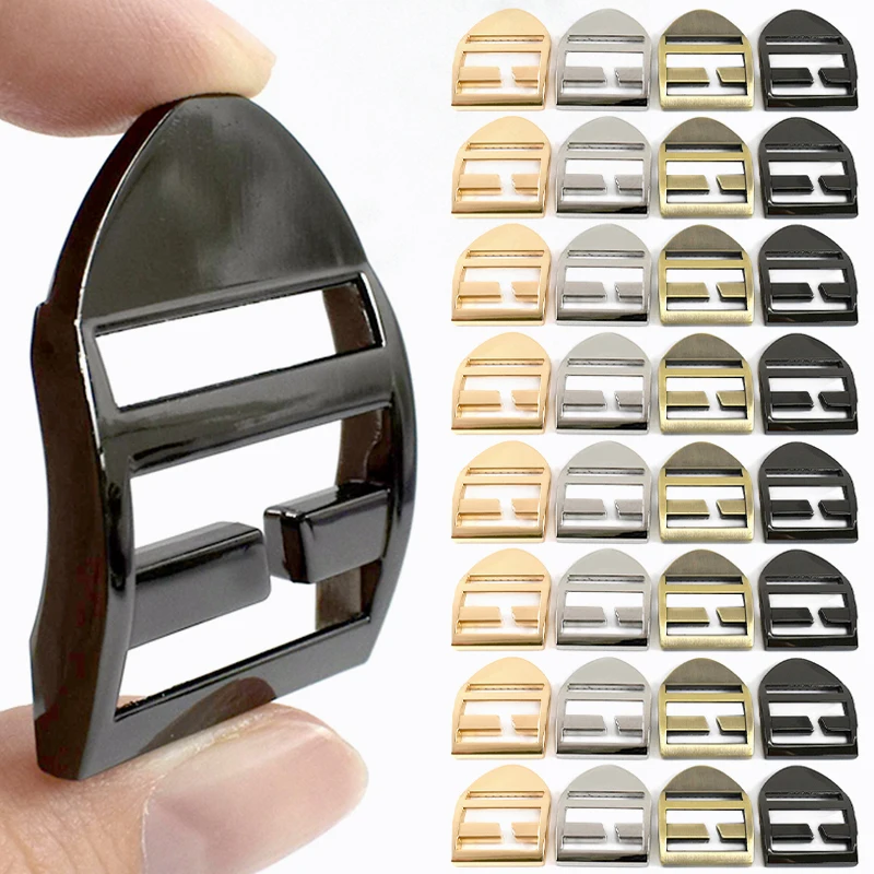 

5/10Pcs 25mm Metal Strap Buckles Backpack Shoulder Bag Tri-Glide Slider Clasp Dog Collar Adjust Loop Hooks DIY Accessories