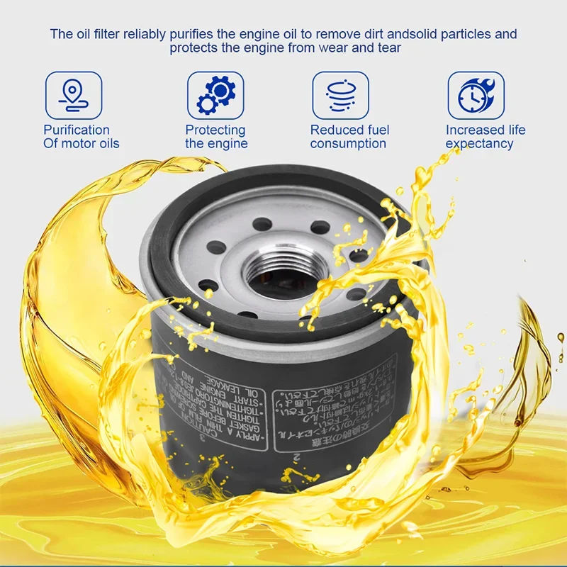 Oil Filter For Yamaha XVZ1300 FJ 1200 MT03 XSR 700 XSR 900 YZF1000 YZF R1 FZ8 FJ09 FZ09 FZ61 FZ6R FZ6 XJ6 FZ07 MT07 MT09 FZ1