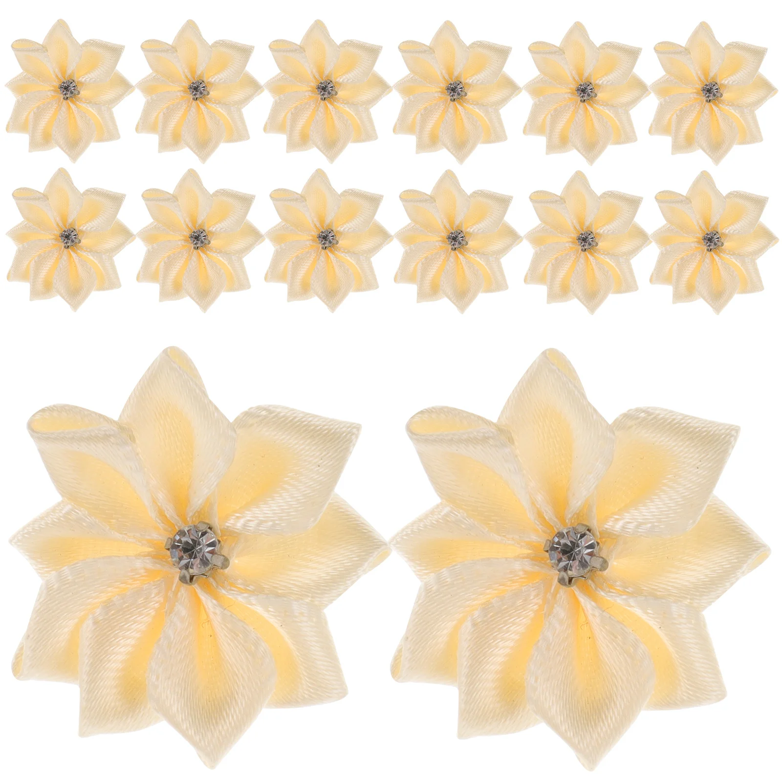 

50pcs Small Flower Applique Patches Clothes Decors For Clothes Hats Bags Diy Craft Embroidery Sewing Accessories