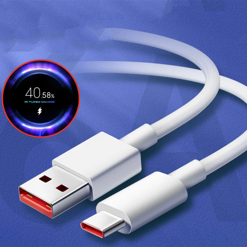 For Xiaomi 120W 67W 33W Charger Cable USB Type C 6A For Mi 15 14 13 12 Pro 11T Pro Redmi Note 14 13 12 11Pro+ Black Shark 4S Pro