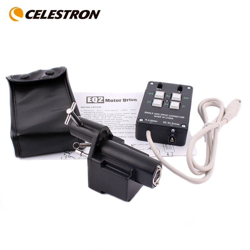 Celestron #93515 EQ2 EQ3 Single Axis Motor Drive Corrector for Telescope Equatorial mount Luxury Electric heel