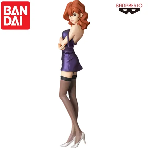 In Stock Bandai Original Banpresto Rupan Sansei Mine Fujiko Action Figure Model Doll Brand New Boxed Anime Characters Garage