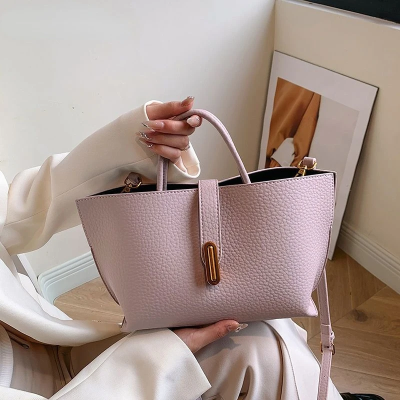 High End Niche Portable Vegetable Basket Bag Women\'s New Spring Summer Fashion Retro Bucket Bag Single Shoulder Crossbody Bags