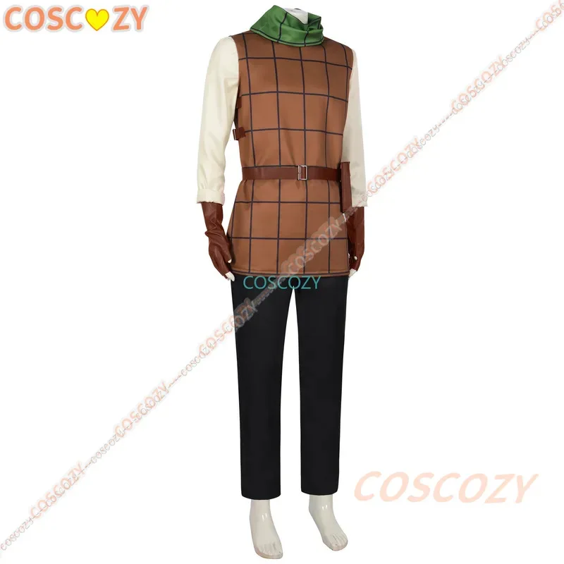 qq681Chilchuck أنيمي كاريكاتير لذيذ في الزنزانة زي الملابس شعر مستعار موحد تأثيري Chilchuck Tims هالوين O