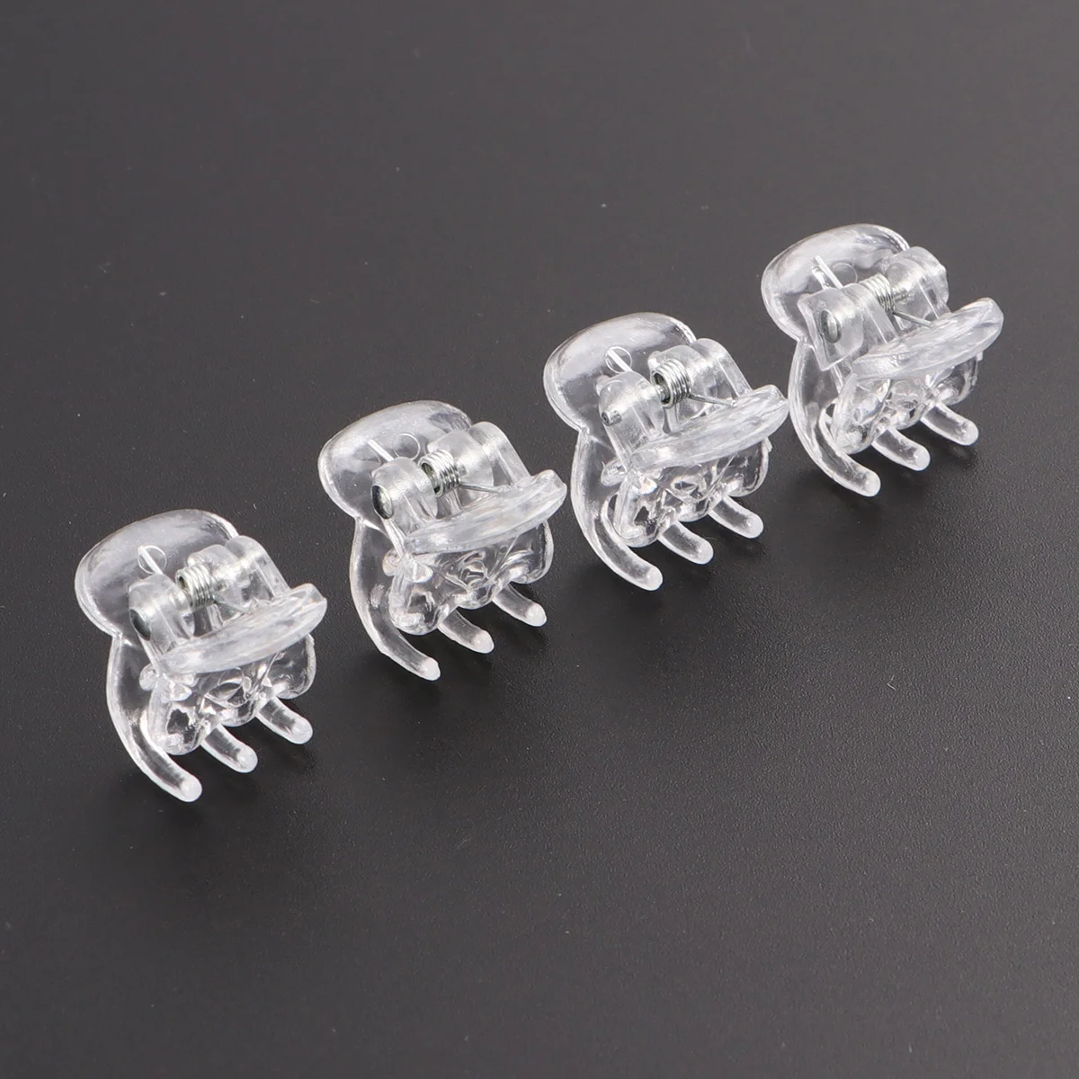 

60pcs Mini Clips For Girls Women Kids Small Hair Claw Clamps Transparent Durable Headwear Large Quantity Gift Idea Hair Styling