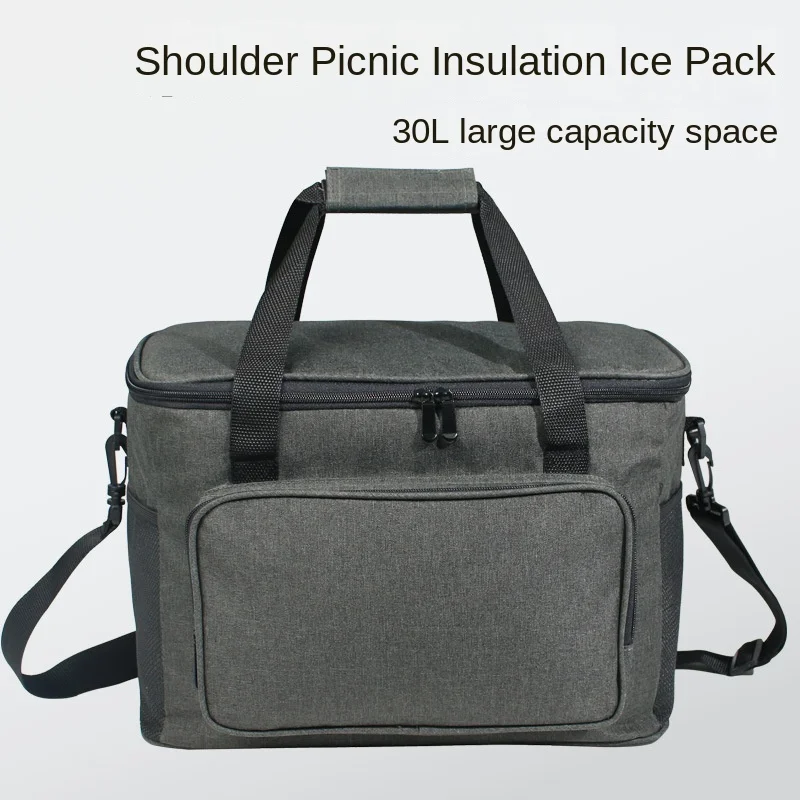 

Thickened Large Capacity Insulated Bag Outdoor Camping Fresh-Keeping Lunch Box Bag Refrigerated Ice