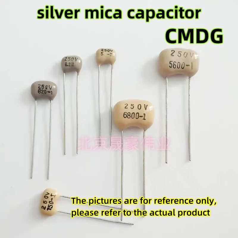 5pcs 5PF-5600PF CMDG 2E 250V CY2 Silver Mica Capacitor 5PF 12PF 22PF 33PF 82PF 110PF 270PF 360PF 510PF 680PF 3300PF 4500PF