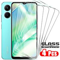 4pcs Protective Glass for Realme C33 2023 C35 C31 C30s C25 C21y C20A C11 C12 C15 C17 C3 X3 Superzoom X2 Pro Xt Screen Protectors