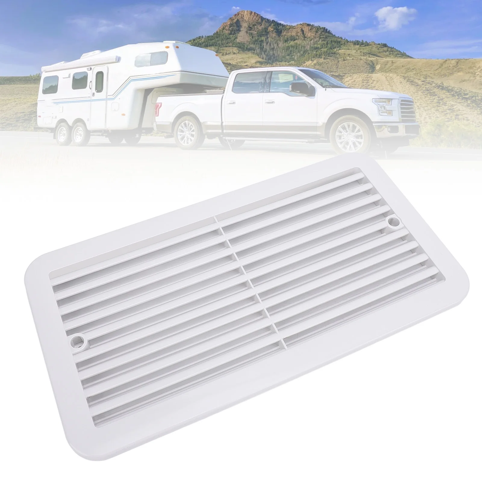 

Боковая вентиляционная решетка для автодома, 13,78x7,32 дюйма, устойчивая к ультрафиолетовому излучению, прямоугольная решетка для вентиляционного отверстия, крышка для кемпинга, автомобиля, прицепа на колесах