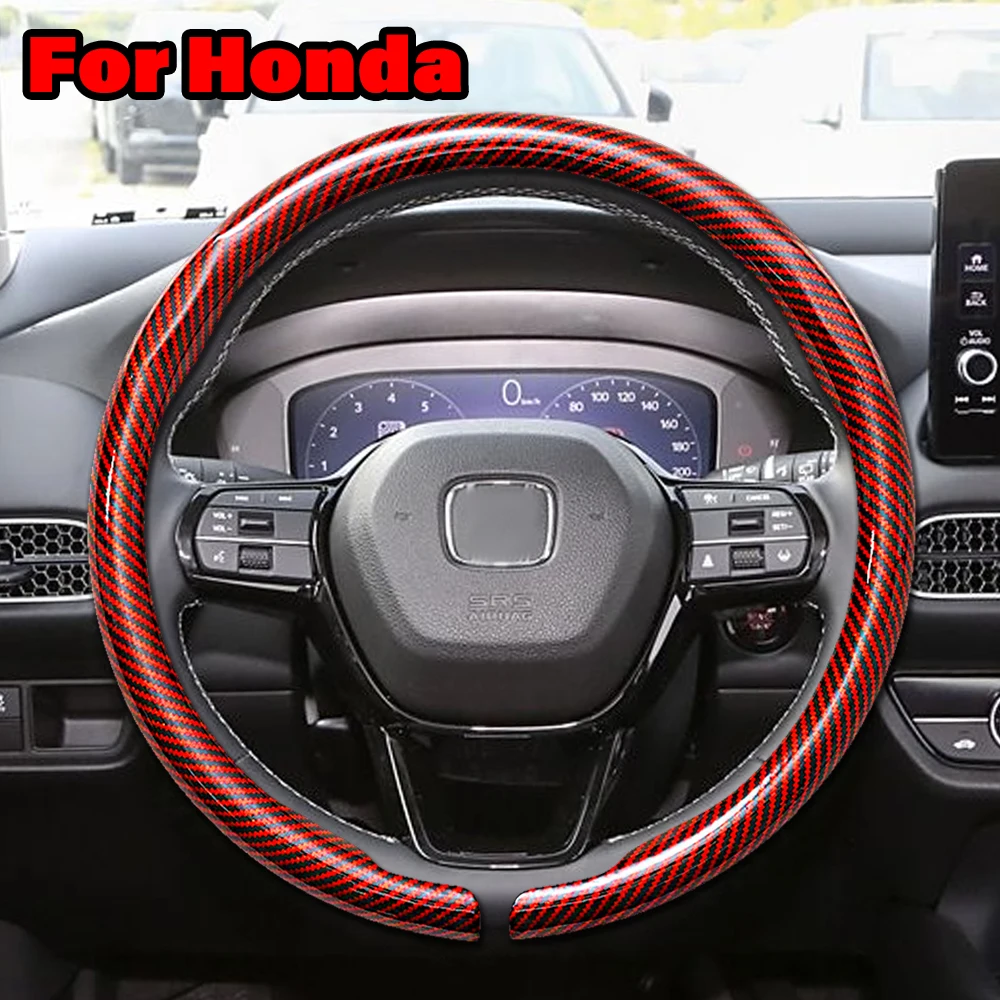 Protector para volante de coche Honda, accesorios para Accord Pilot Odyssey Jazz City Type R Brio N-Box CR-V HR-V 7th 8th 9th 10th