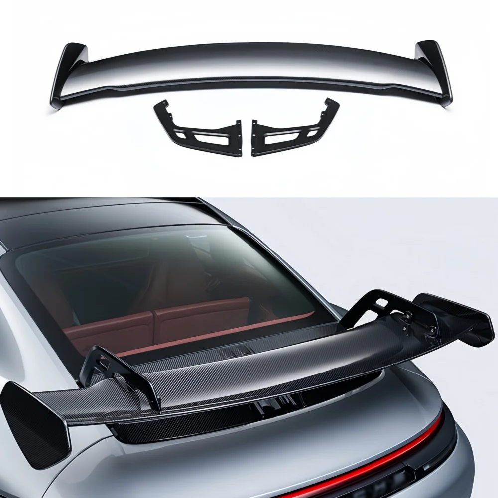 

PK Style Dry Carbon Fiber Rear Spoiler, Trunk Spoiler, Body Kit Upgrade for Porsche 992.2