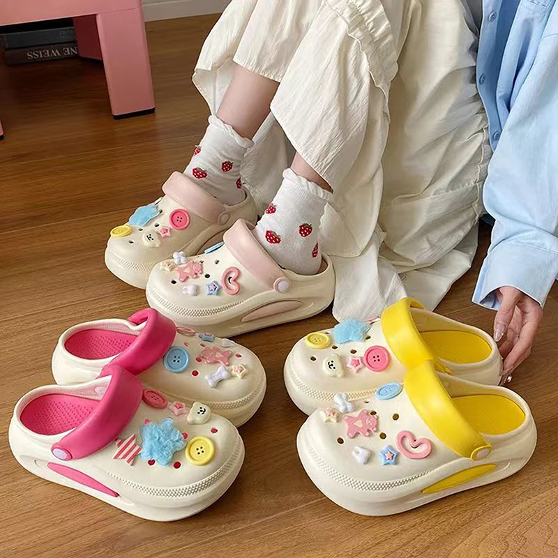 

Fashion DIY Star Little Bear Shoe Buckle Decorations; Cartoon Charm Accessories