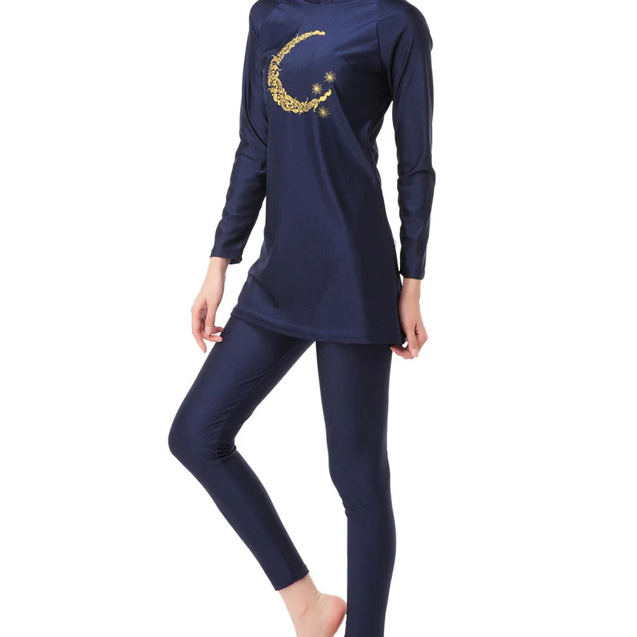 Women's Clothing Muslim Fashion Muslim Swimwears Conservative Slim Red Swimsuit​ High Strecth Swiming Suit Beach style Summer