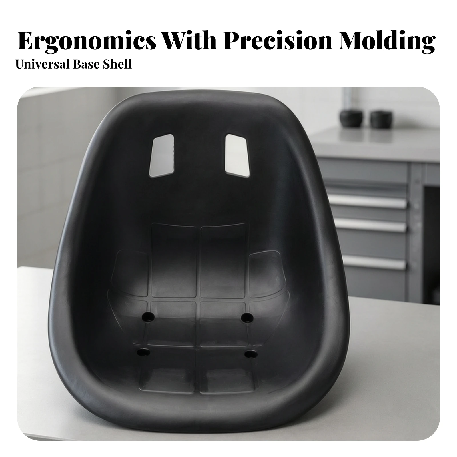 Go-Kart Seat with Mounting Holes Comfortable Go-Kart Seat Long-Lasting Sturdy for Outdoor Karting