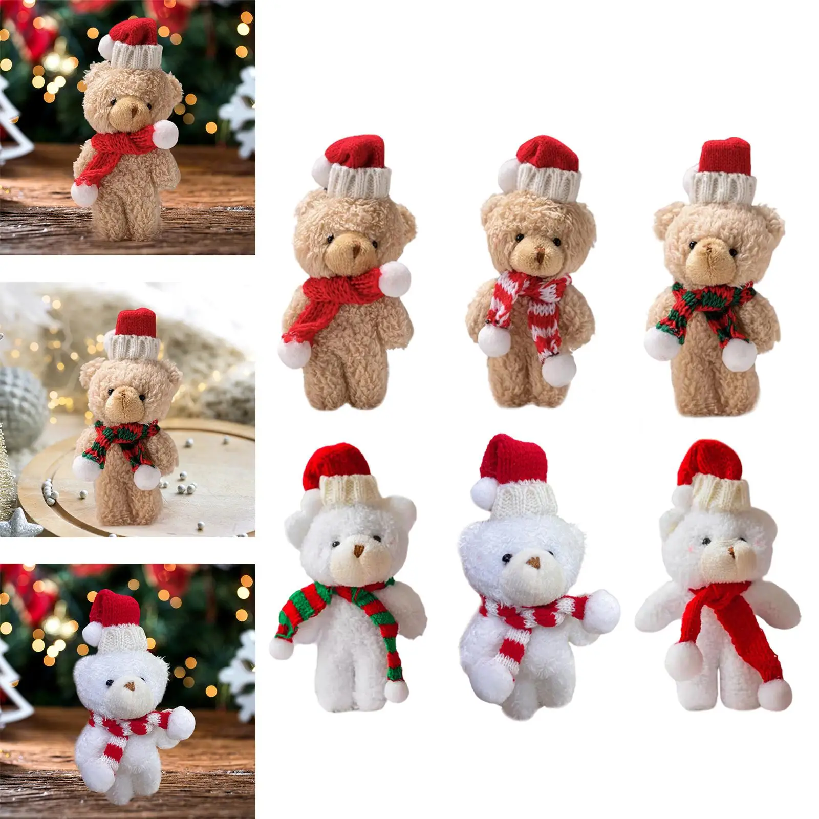 

Плюшевый медведь, украшение, плюшевая фигурка, игрушка, обнимающийся мультфильм, обнимающийся декор для рождественской елки, Рождественский плюшевый медведь для мальчиков и девочек, детей
