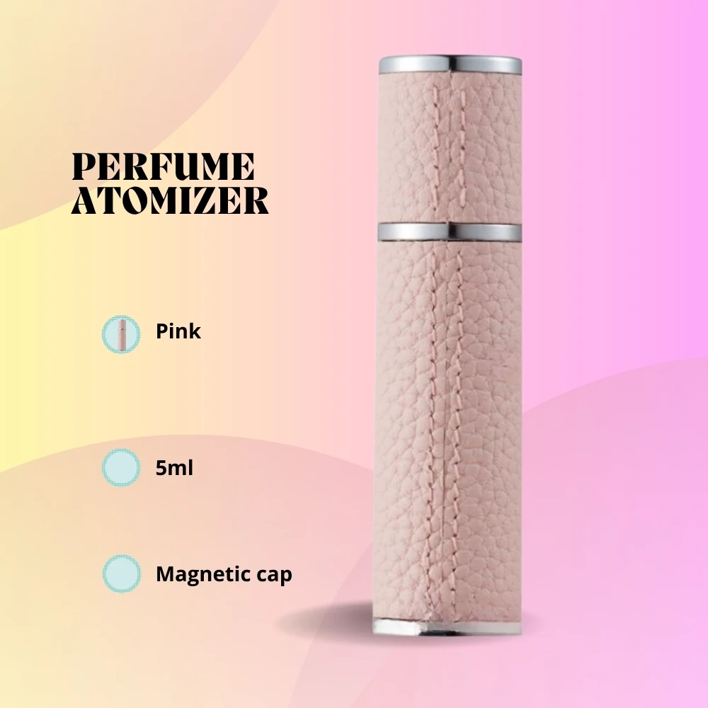 TonkinTen 5ml Perfume Bottle mini refillable spray bottle aluminum travel Perfume Atomizer with magnetic cap