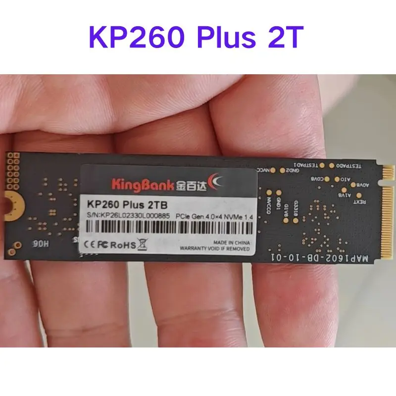 Second hand test OK KP260 Plus 2T Solid State Drive