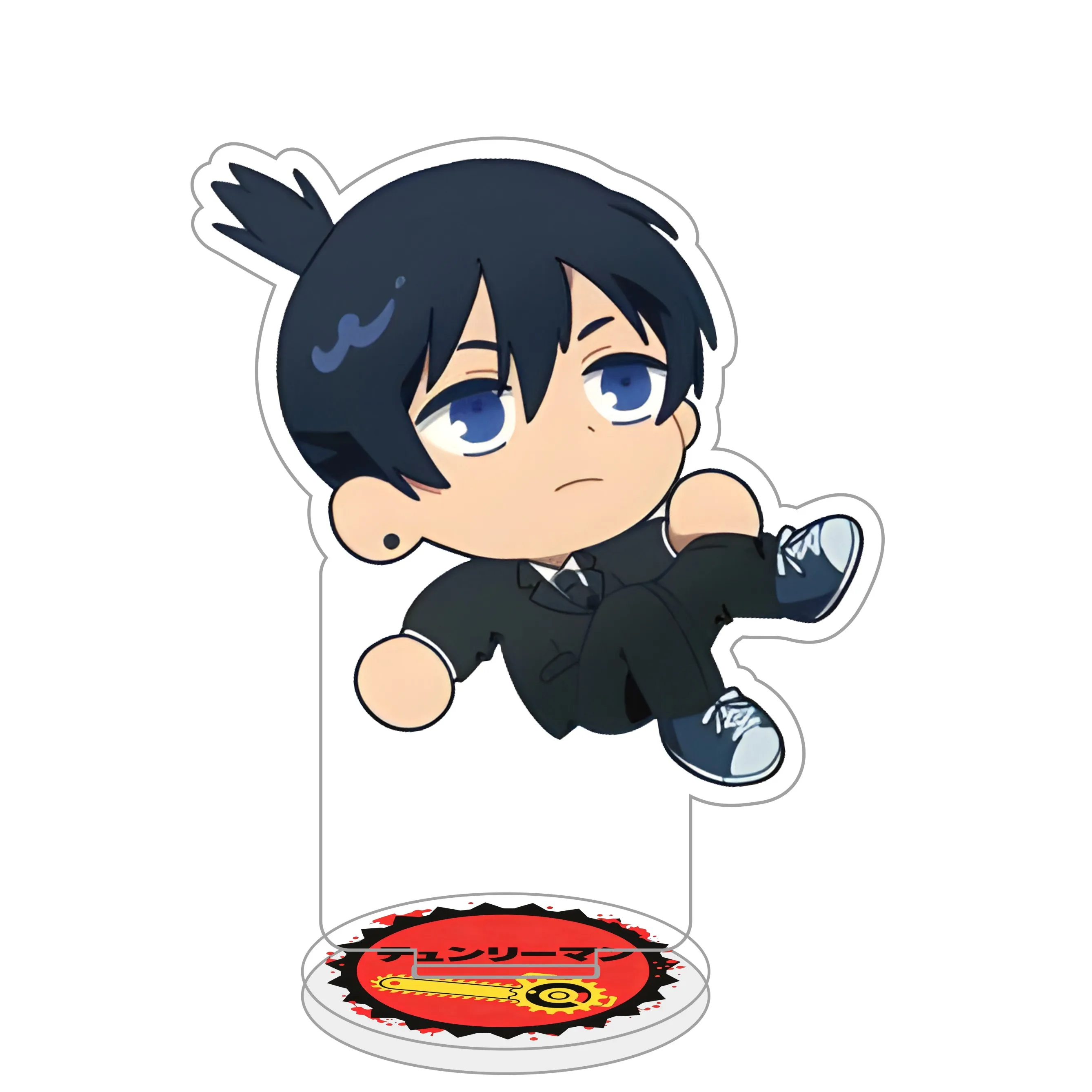 بالمنشار رجل الاكريليك الدائمة نموذج لجسم 10 سنتيمتر ماكيما قوة آكي الملاك Reze Denji سطح المكتب رف الكتب الديكور أنيمي مروحة هدية #5