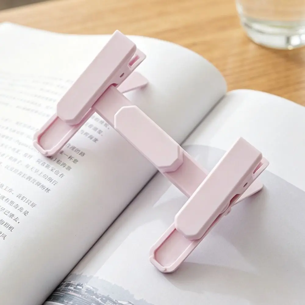 New Portable Foldable Bookmark Lightweight Study Book Clip Durable Book Page Holder Reading Tools