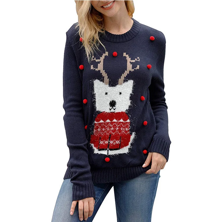 

Christmas Sweater Women's Knitted Sweater