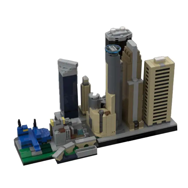 City Landmark Street View Model Minneapolis Skyline bouwblokken Ultieme collectie MOC Bricks educatief speelgoed voor kinderen