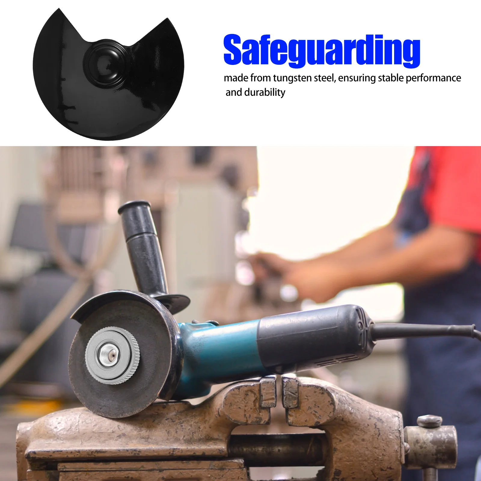 

Grinder Accessories Angle Protective Cover Safety Guard Shield Tool Tungsten Steel