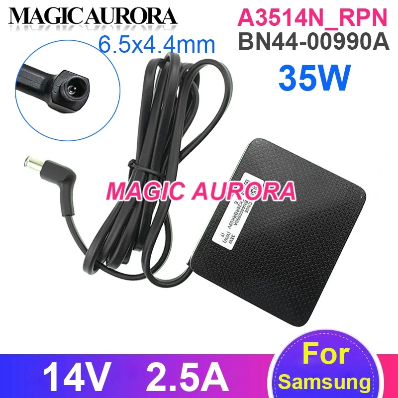 Original A3514_RPN AC Power Adapter 14V 2.5A 35W BN44-00990A BN44-00990B Charger for Samung C27F390FHE Monitor Power Supply