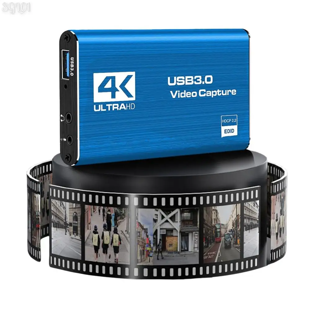 Carte de capture vidéo USB 3.0 compatible HDMI, enregistreur vidéo Grabber pour jeu, diffusion statique en direct, 4K, 1080P, 60FPS, 60Hz