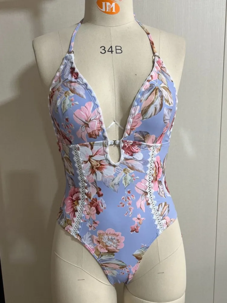New High Waist Sexy Swimsuit Women Summer Bathing Suit Bikini Set Sleeveless Swimwear Women Beach Swimming Suit For Female