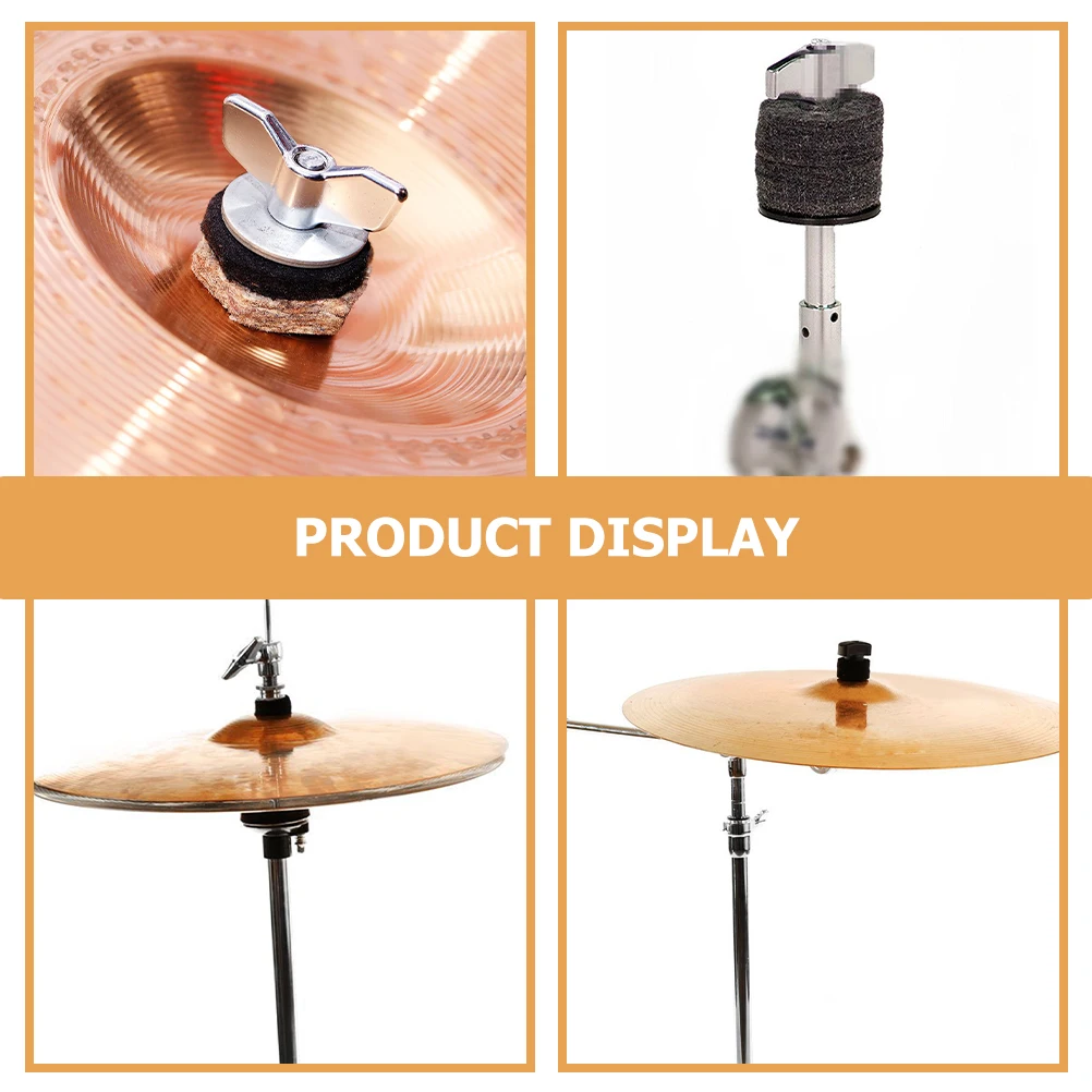 

Non-slip Felt Pad Cymbal Pads Drum Practice Butterfly Set Supplies Felts and Washers Sleeves Metal
