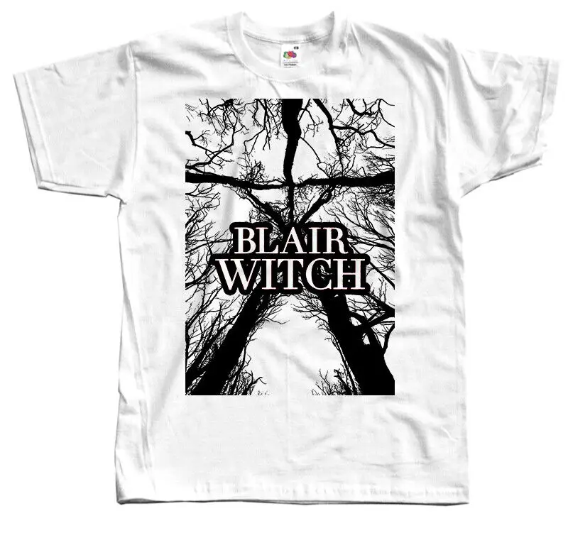 The Blair Witch Project T SHIRT TEE white horror film v2 all sizes S to 5XL