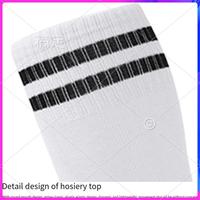 AUU-1Pair Anti-Slip Athletic Sock For Men, Stocking, Trainning Sock For Football Durable High Guality Black Kid 27-36
