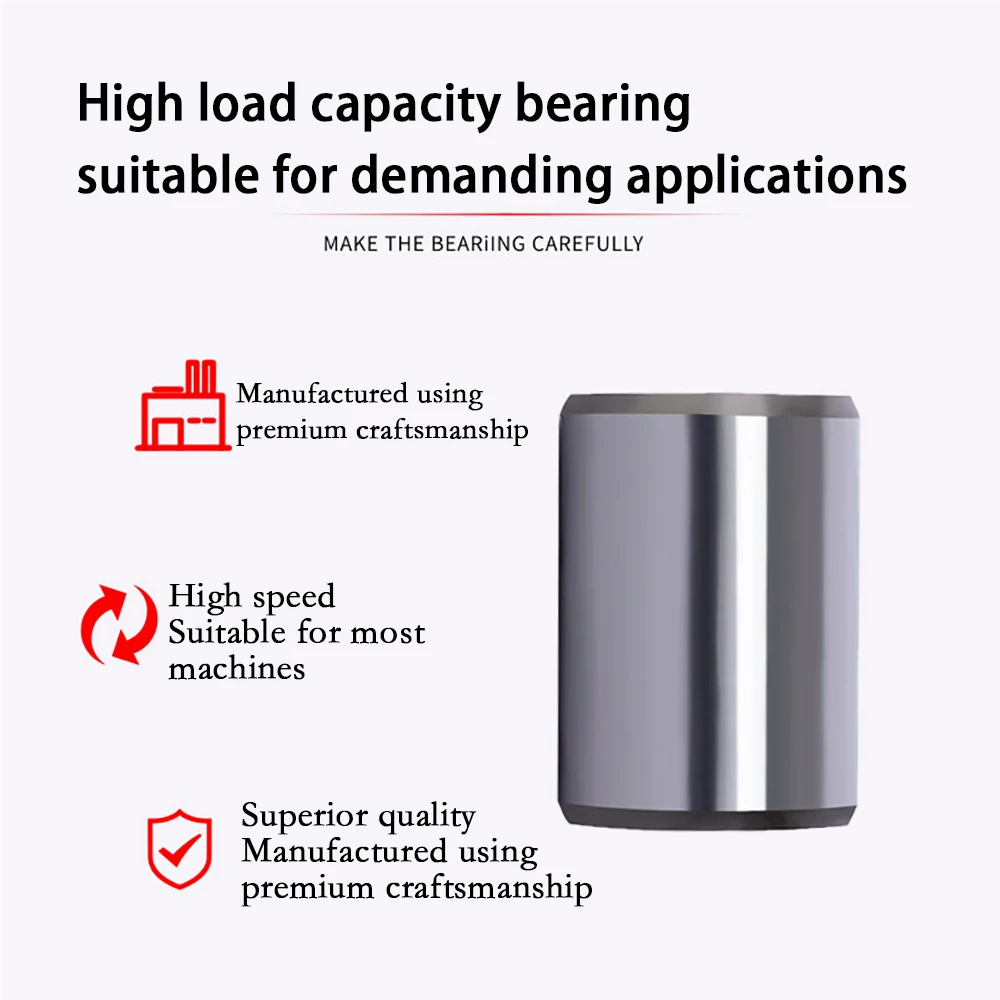 1PCS Inner Diameter 4-8MM Outer Diameter 6-12 MM High Strength Bearing Steel Bushing Wear-resistant Sleeve