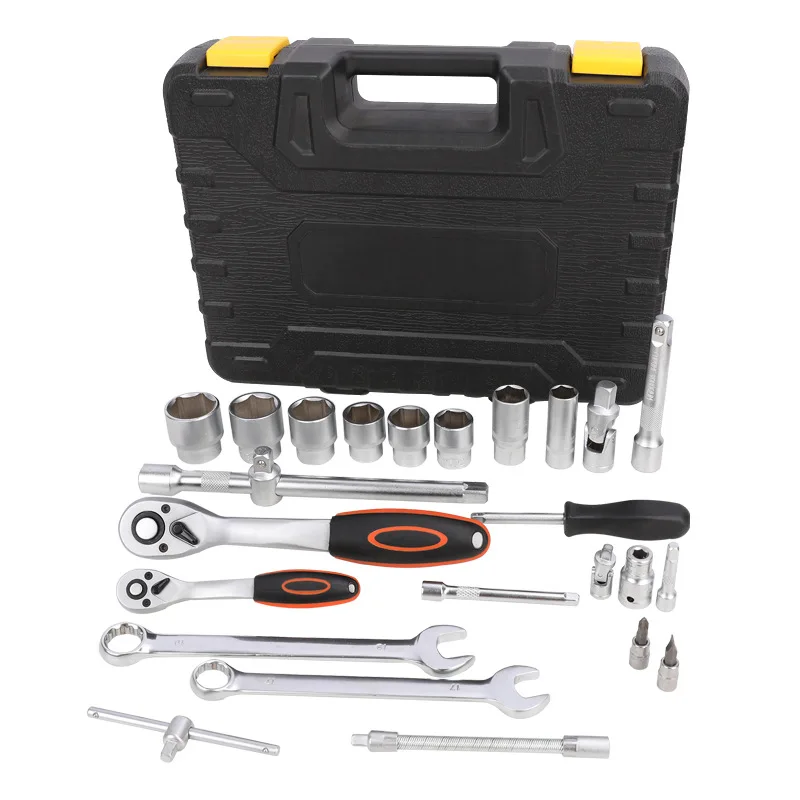 172 pieces of set tool Comprehensive auto repair tool set Hardware tool set spine wheel wrench sub -light tool box