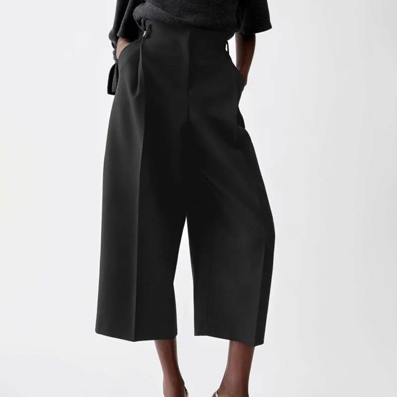 Women's pants 2026 Winter New High Waist Slimming Wide Leg Pants straight leg pants y2k casual pants women's suit pants trousers