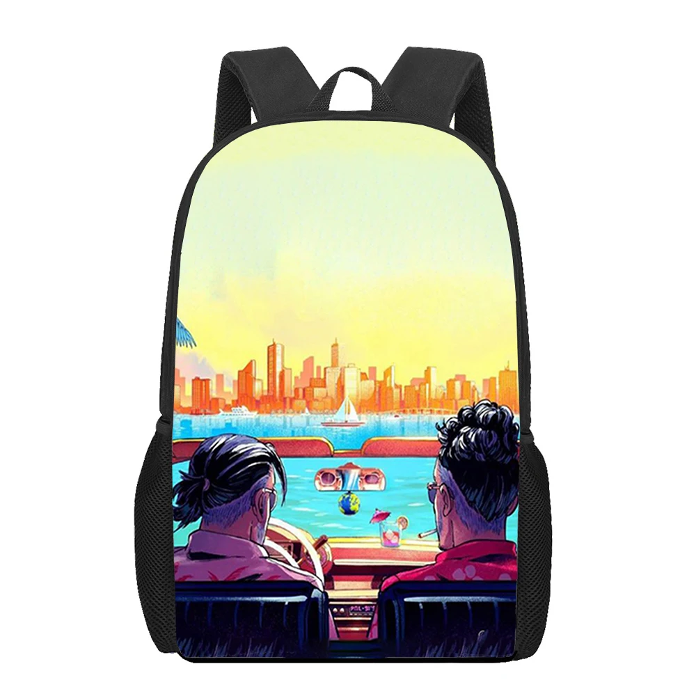 PNL Hip Hop Rapper Pattern Backpack Girls Boys Book Bag Students Daily School Bags Teenager Woman Men Casual Storage Bagpack