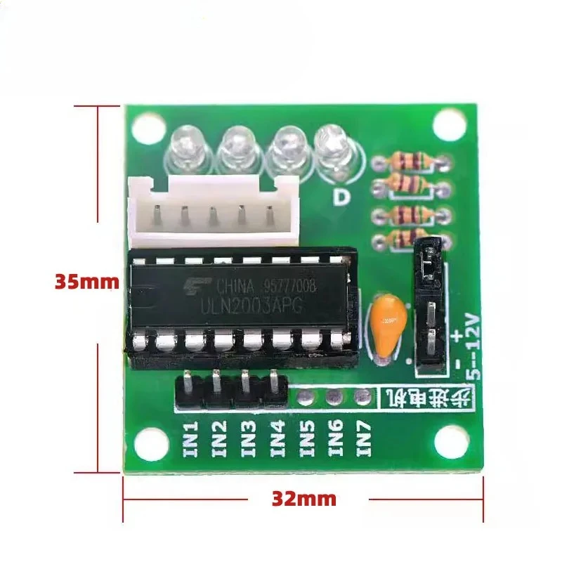 10PCS ULN2003 Stepper Motor DRIVER BOARD-5 สาย 4 เฟส Stepper Motor Controller ทดสอบสําหรับ Arduino โครงการ DIY