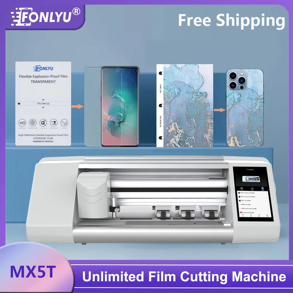 FONLYU  Unlimited Hydrogel Film Cutting Machine Mobile Phone Screen Protector Back Skin Sticker Movies Cutter Blade Plotter