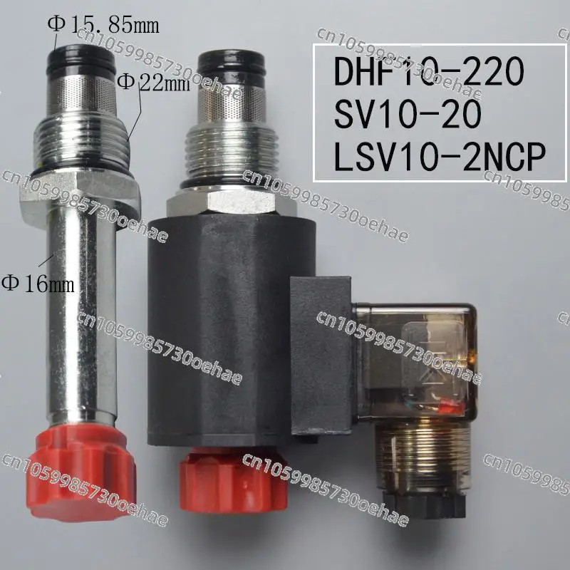 Two-position Two-way Normally Closed DHF10-220 Solenoid Valve Threaded Cartridge Hydraulic Valve SV10-20 LSV10