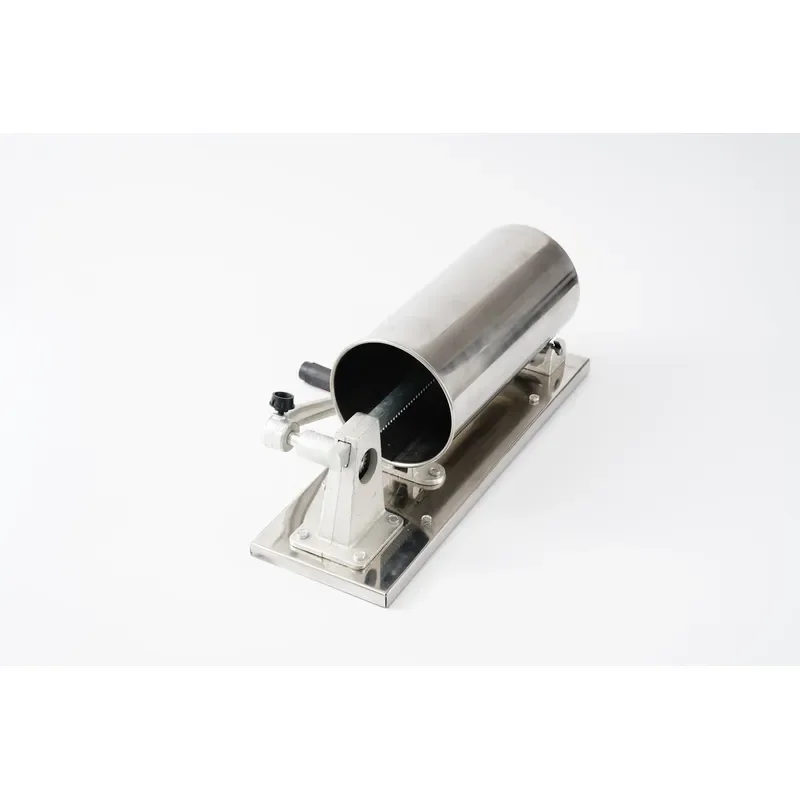 Stainless Steel Manual Enema Device Horizontal Hand Operated Irrigation Tool for Personal Hygiene Care Durable Metal Body