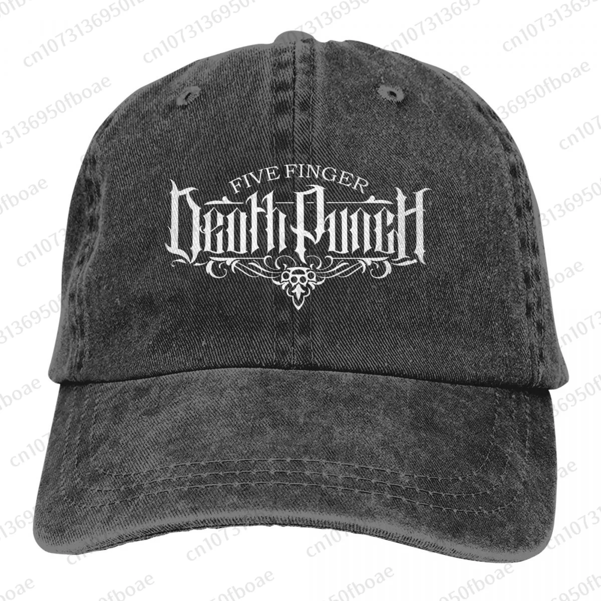 Five Finger Death Punch Band Fashion Unisex Cotton Baseball Cap Outdoor Adult Adjustable Denim Hat