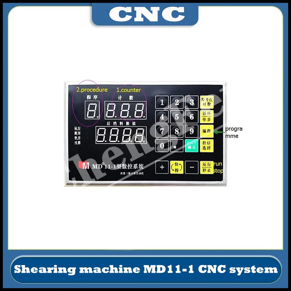 Caldo! Spedizione gratuita! Regolatore di taglio MD11-1 cesoie sistema CNC sistema di visualizzazione digitale del servomotore multiasse