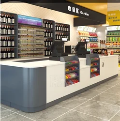 Checkout shop Small convenience store supermarket snack shop multi-functional checkout counter