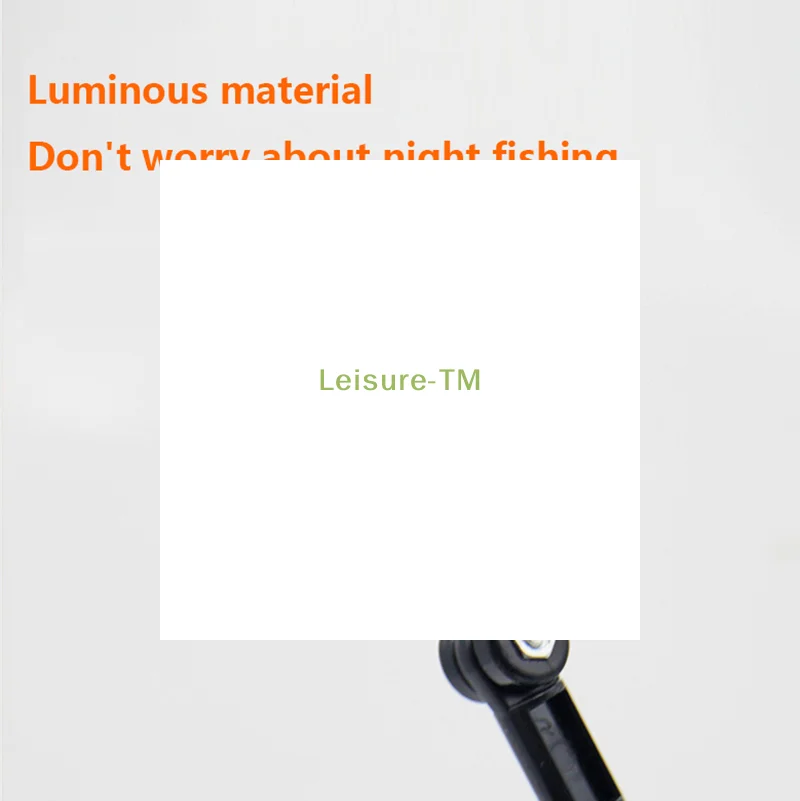 2 قطعة الصيد رود بقية رئيس 360 درجة دوران قوس جسر طوف الصيد رود رف عدم الانزلاق مضيئة عززت القطب قوس