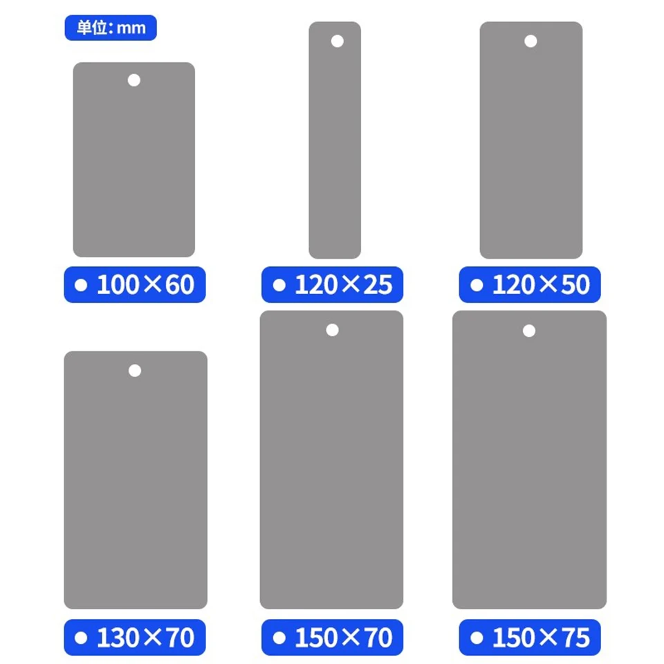 Laboratory-Grade Tin Coated Steel Test Panels For Spray Paint Testing,Tinplate Testing Sheets for Color Matching,Multi-Size Q235