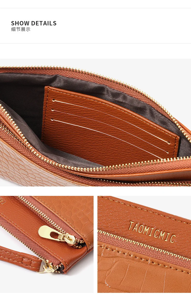 السيدات التمساح نمط حقيبة صغيرة Ins الأوروبية والأمريكية نمط عشاء حقيبة يد تغيير صغير محفظة بيع المصنع مباشرة بالجملة