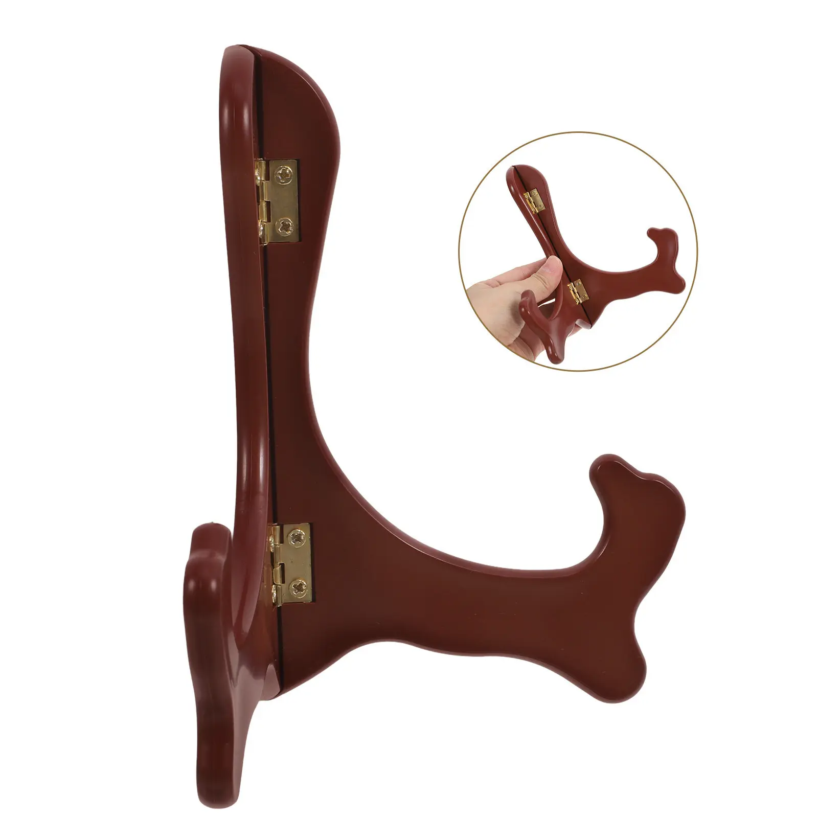 Adjustable Plate Display Stand Plastic Easel Dish Holder for Ceramic Plates Photos Crafts Tabletop Decor