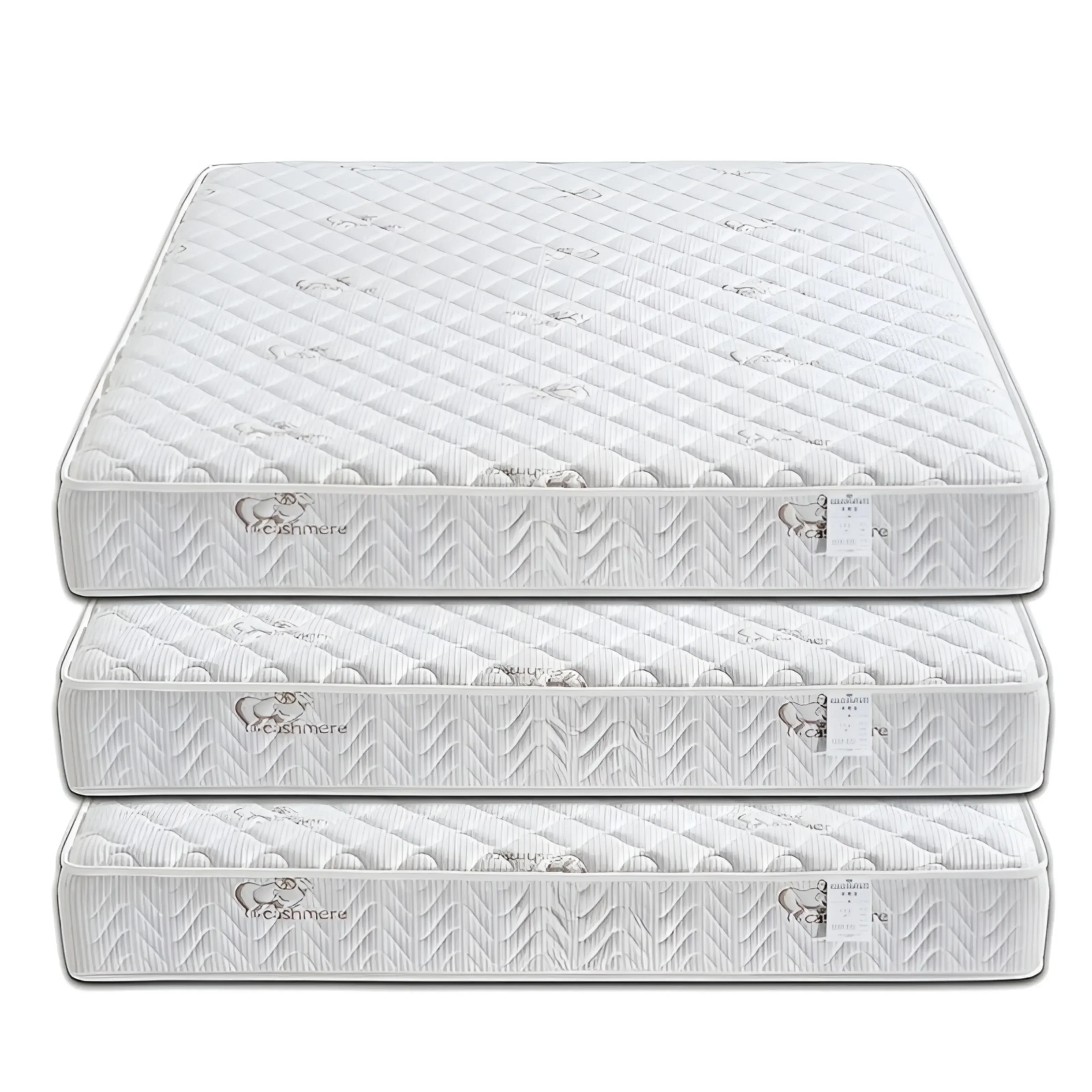 2026 Full Size Queen Mattress Orthopedic Spring Material Compressed and Rolled Up for Hotel Use Vacuum Compressible 160*200*20cm