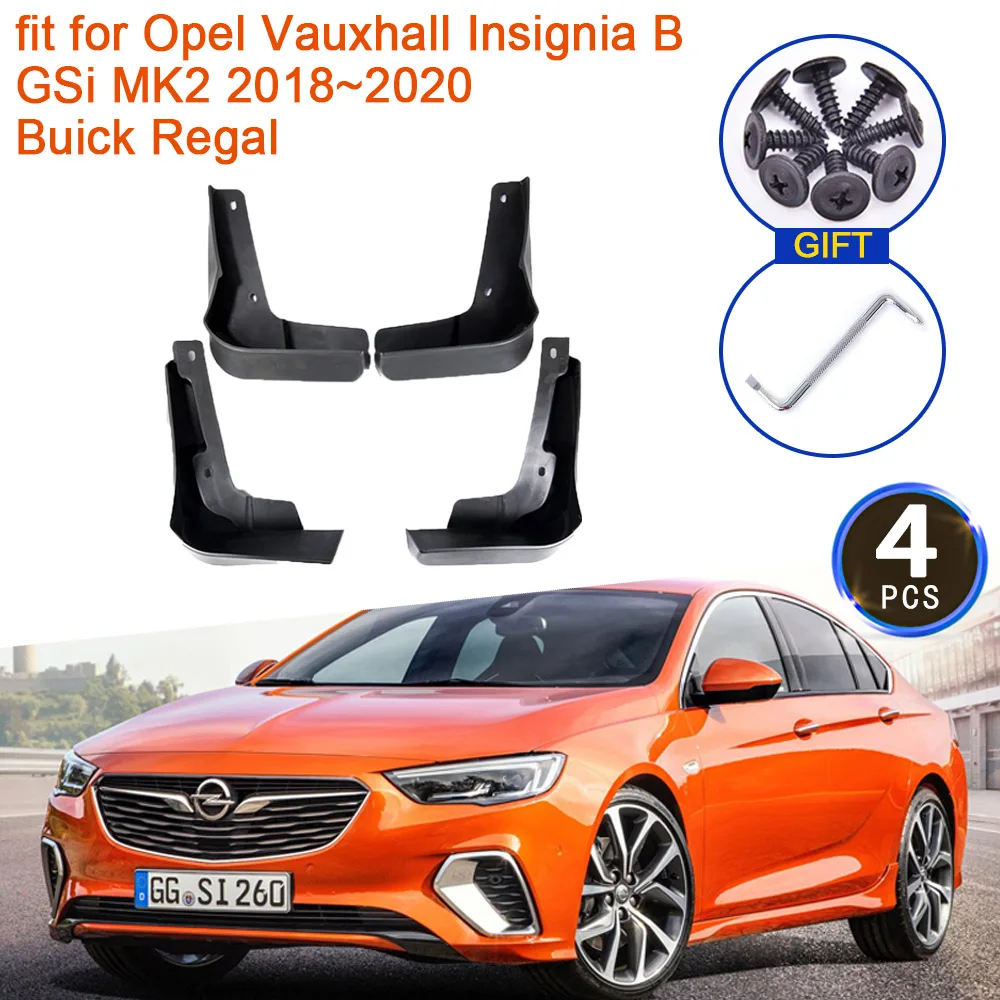 for Opel Vauxhall Insignia B Buick Regal GSi MK2 2018~2020 2019 Mud Flaps Mudguards Splash Fender Guard Front Wheels Accessories